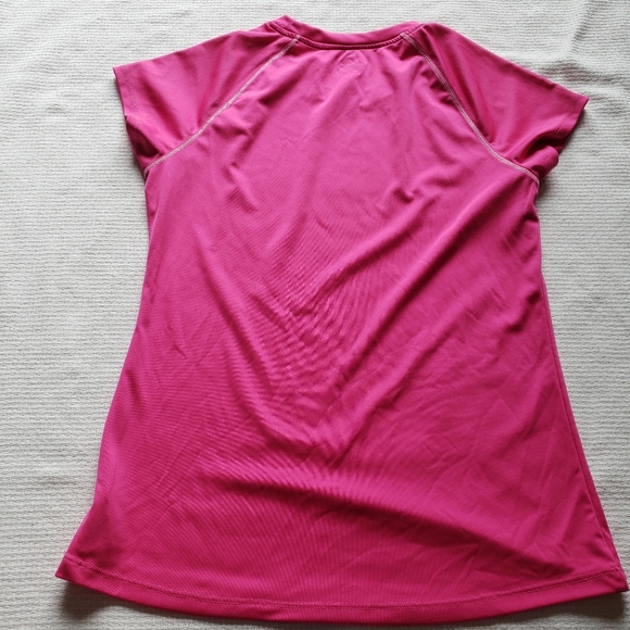 Champion Semi-Fitted Short Sleeve Athletic/Athleisure Tee, Pink, Women's Large - Picture 6 of 6